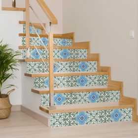 7" x 7" Sage Peel And Stick Removable Tiles