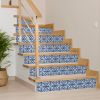 5" X 5" Wedgwood Blue And White  Peel And Stick Removable Tiles