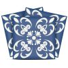 5" X 5" Wedgwood Blue And White  Peel And Stick Removable Tiles