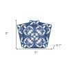 5" X 5" Wedgwood Blue And White  Peel And Stick Removable Tiles