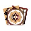 5" X 5" Shades Of Brown Mosaic Peel And Stick Removable Tiles