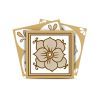 6" X 6" Vintage Brown And White Peel And Stick Removable Tiles