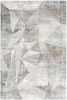 4' X 6' Grey Abstract Area Rug