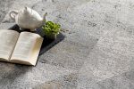 4' X 6' Grey Abstract Area Rug