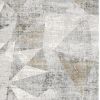 4' X 6' Grey Abstract Area Rug