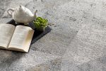 7' X 10' Gray Distressed Prism Modern Area Rug