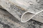 2' X 8' Gray Mod Distressed Strokes Runner Rug