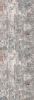 2' X 13' Gray And Ivory Abstract Runner Rug