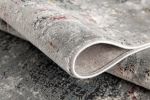 2' X 4' Gray And Ivory Abstract Area Rug
