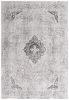 5' X 8' Gray Distressed Decorative Area Rug