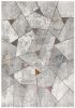 4' X 6' Grey Geometric Area Rug