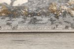 7' X 10' Beige And Gray Distressed Area Rug