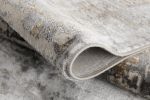 7' X 10' Beige And Gray Distressed Area Rug