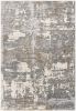 7' X 10' Beige And Gray Distressed Area Rug