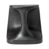 Set of Two 6" Black Metal Decorative Bookends