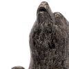 Set of Two Gray Resin Bear Decorative Bookends
