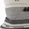 Light Gray Detailed Lumbar Throw Pillow Cover