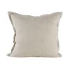 Cream Bordered Pillow Cover