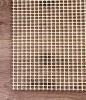 6' x 9' Ivory Striped Weave Non Slip Rug Pad
