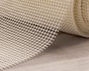 6' x 9' Ivory Striped Weave Non Slip Rug Pad