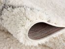 7' X 9' Ivory Modern Uneven Lattice Area Rug