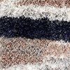 7' X 9' Gray And Black Strokes Area Rug