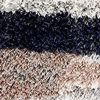 8' X 11' Gray And Black Strokes Area Rug