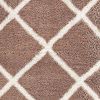 4' X 6' Beige Geometric Area Rug