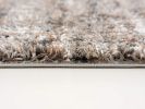 8' X 11' Ivory And Brown Retro Mod Area Rug