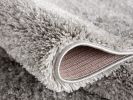 8' X 11' Gray Modern Solid Shag Area Rug