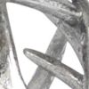 7" Silver Metal Tabletop Sculpture