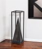 13" Black Metal Tabletop Sculpture