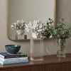 10" White Metal Tabletop Sculpture