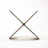 6" Gold Metal Geometric Orb Tabletop Sculpture