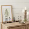 24" Black Metal Our Nest Tabletop Sculpture