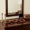 Brown Wooden Chain Link Decor Piece