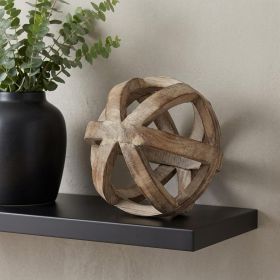 8" Brown Polyresin Tabletop Sculpture