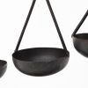 19" Charcoal Metal Vintage Spice Rack Tabletop Sculpture