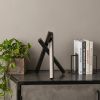 10" Black Metal Abstract Tabletop Sculpture