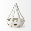 9" White Stainless Steel Tabletop Sculpture