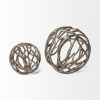 Petite Gold Metal Tree Branch Sculpture