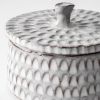 4" Gray Ceramic Hand Painted Decorative Keepsake Box
