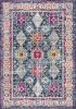 9' X 13' Navy Traditional Decorative Area Rug