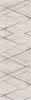 6' Gray And Ivory Geometric Runner Rug