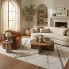 8' X 10' Gray and Ivory Geometric Area Rug