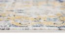 20' Blue And Yellow Floral Runner Rug