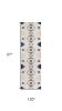 10' Blue And Ivory Southwestern Runner Rug