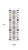 15' Blue And Ivory Southwestern Runner Rug