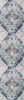 2' X 6' Blue Oriental Area Rug
