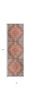 2' X 6' Rustic Orange Medallion Area Rug